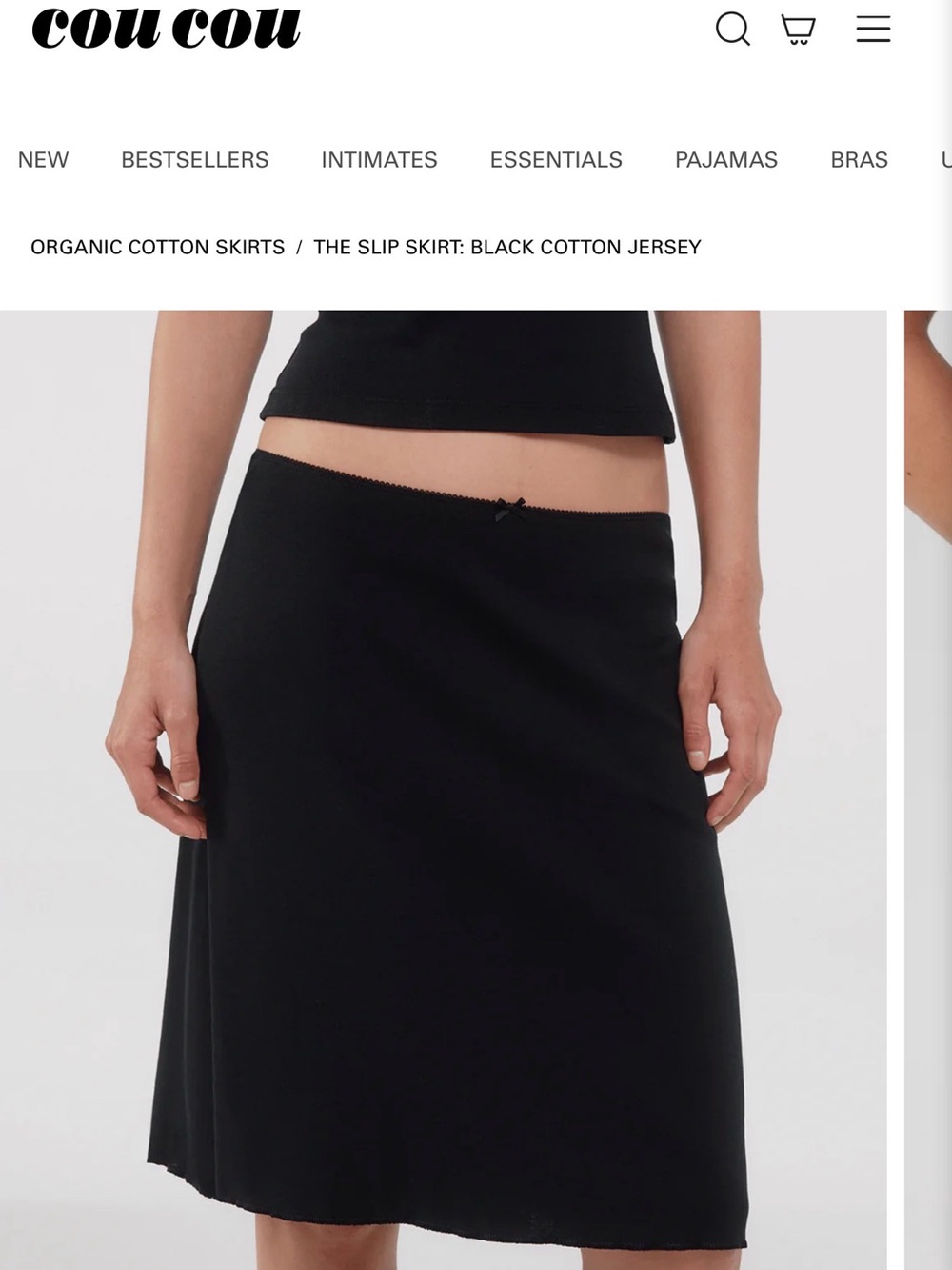 Cou Cou Intimates Slip Skirt